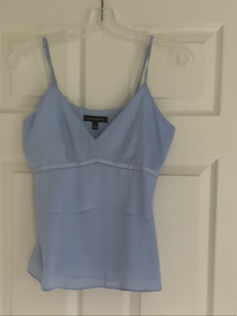 Banana Republic Light Blue V-Neck Spaghetti Strap Cami